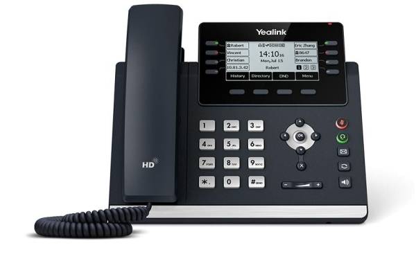 Yealink Tischtelefon SIP-T43U Grau