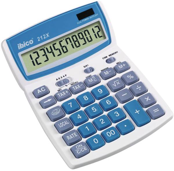 Taschenrechner 212X 12-stellig IBICO IB410086