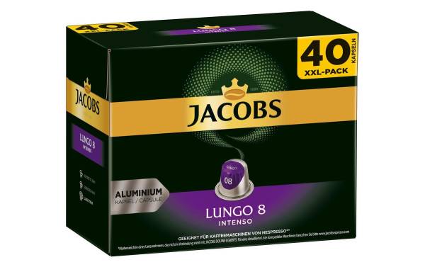 Jacobs Kaffeekapseln Lungo 8 Intenso 40 Stück