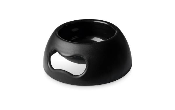 United Pets Kunststoffnapf Pappy Bowl S, 0.35 l, Schwarz