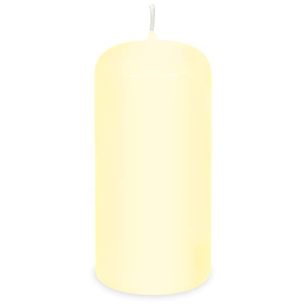 Stumpenkerze champagner 80 x 200 mm – 1 Stück
