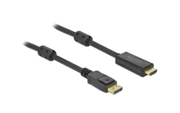 Delock Kabel aktiv DisplayPort – HDMI, 3 m