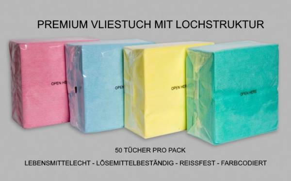 AlpineX® Viscosevliestuch Premium in Dispenserbag 8 x 50 Tücher im Karton