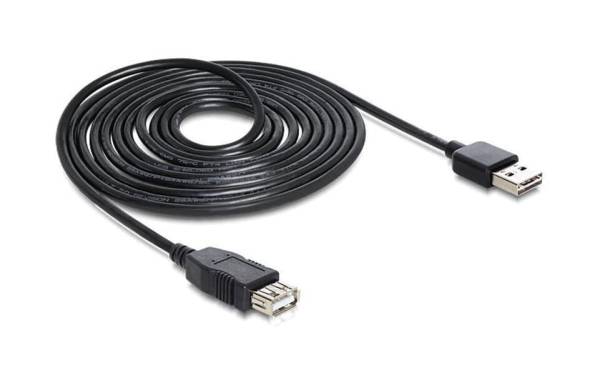 Delock USB 2.0-Verlängerungskabel EASY-USB USB A – USB A 1 m