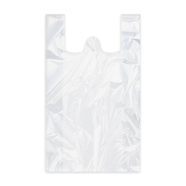 Hemdchen-Tragetasche (HDPE) weiß 30+18 x 55cm 10kg – 100 Stück