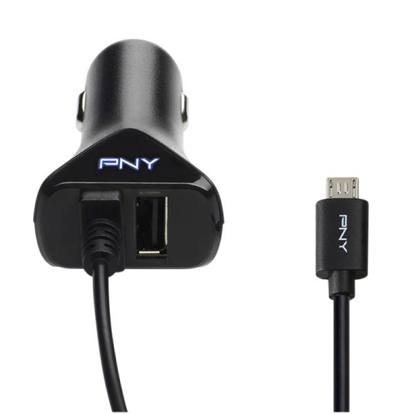 Micro USB Car Charger PNY P-DC-UU-K01-04-RB