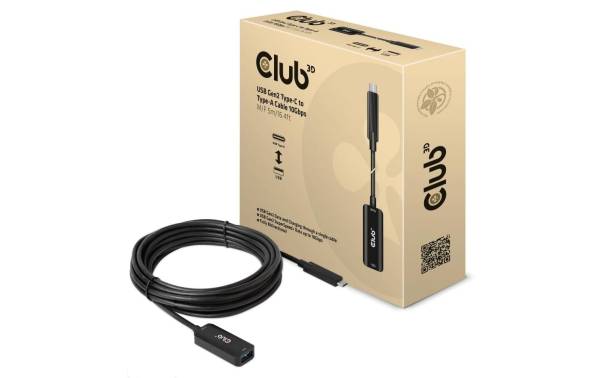 Club 3D USB-Kabel CAC-1536 USB C - USB A 5 m