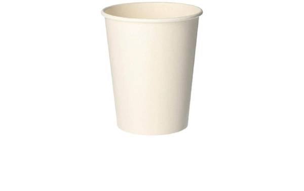 Papstar Einwegbecher Pure 200 ml, 50 Stück, Weiss