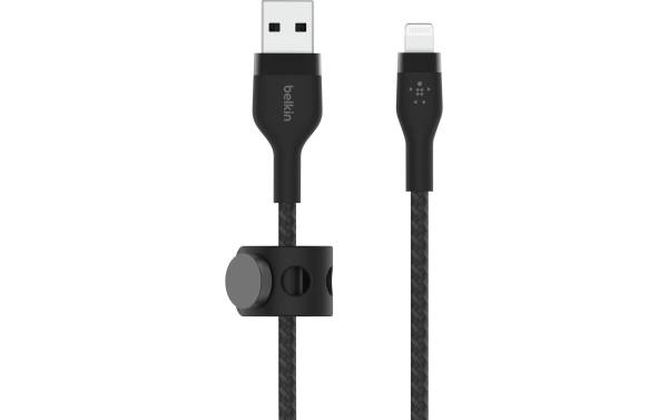 Belkin Boost Charge PRO Flex USB-A to Lightning Cable, 1m – white