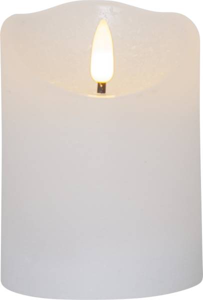 LED Pillar Kerze Flamme Rustic