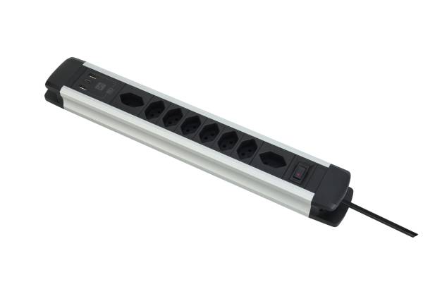 ALU Steckdosenleiste USB-C