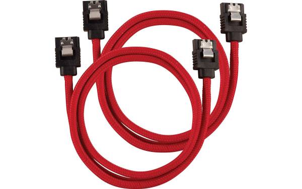 Corsair SATA3-Kabel Premium Set Rot 60 cm