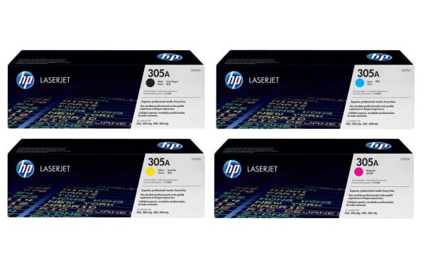 HP Rainbow Kit Nr. 305A (CE410A-CE413A) BL/C/M/Y
