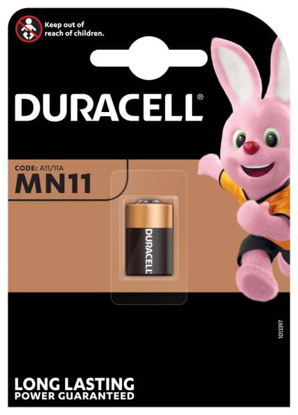 Batterie Alkaline MN11, A11, 11A, 6V 1 Stück DURACELL MN11