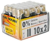 ANSMANN Alkaline Batterie "X-Power",9V E-Block, 10er Display