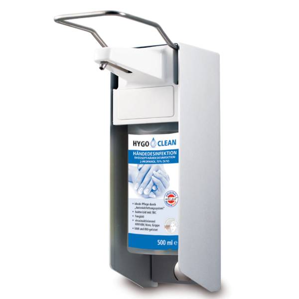 AlpineX® Desinfektionsmittelspender ALU Kunststoffpumpe &amp; kurzer Armhebel - 1000 ml