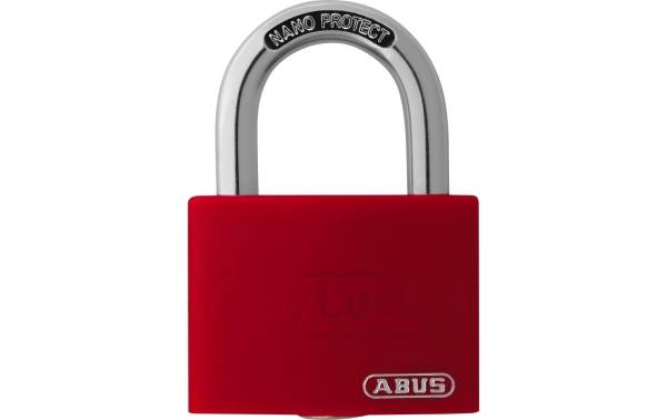 Abus Vorhängeschloss T65AL/40 Rot Aluminium