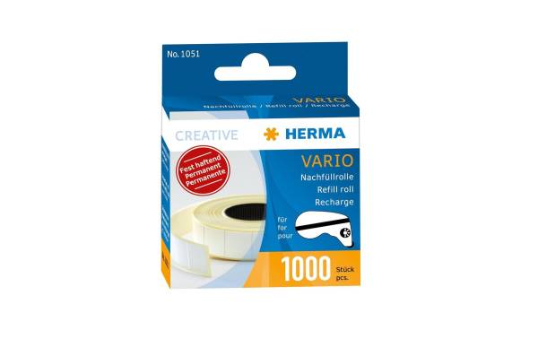 Nachfüllrolle HERMAfix vario Refill 1000 Stück HERMA 1051
