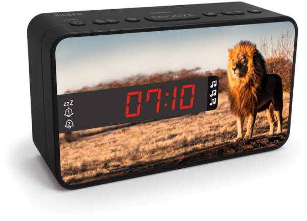 Bigben – Dual Alarm Clock R16 – Safari [incl. 3 front panels]