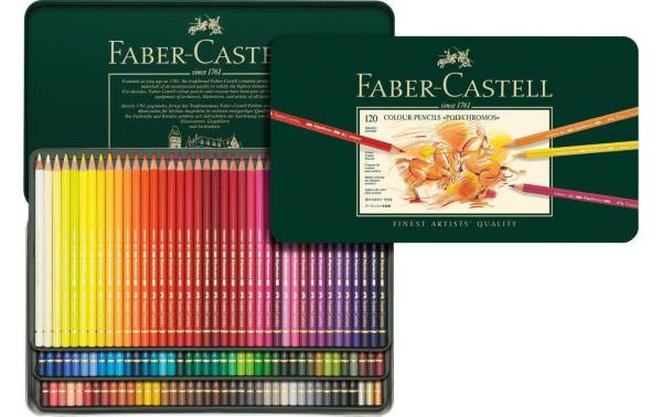 FABER-CASTELL Buntstifte POLYCHROMOS, 120er Metalletui