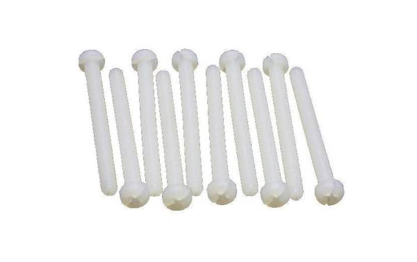 EP Flachkopfschrauben M5x40 mm Nylon