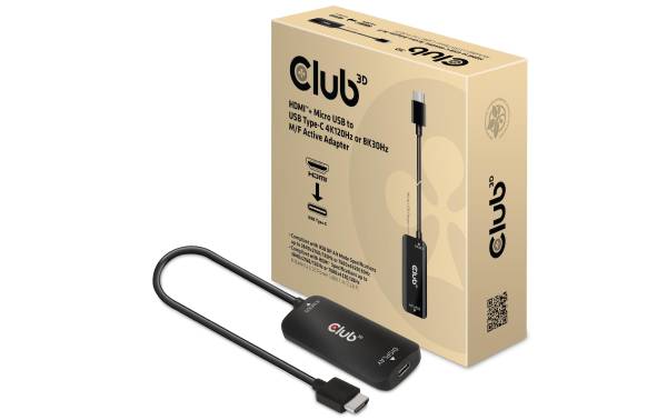 Club 3D Adapterkabel CAC-1336 HDMI – USB Type-C