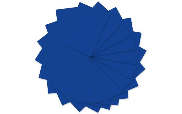 URSUS Tonzeichenpapier A4, 130 g/m², 100 Blatt, Königsblau