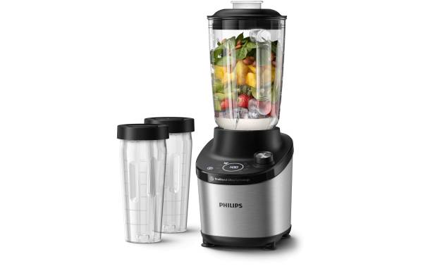 Philips Standmixer 7000 Series HR3760/12 Edelstahl/Schwarz