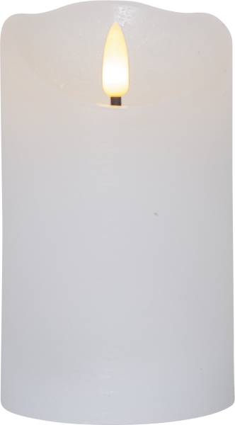 LED Pillar Kerze Flamme Rustic