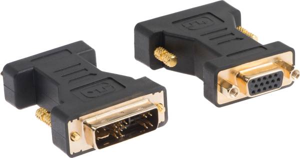 Adapter DVI-A - VGA male-female LINK2GO AD2111BB