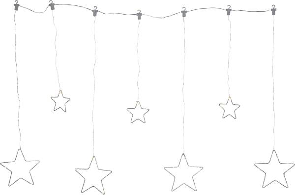 Vorhang Lichterkette Dew Drop Stars