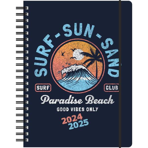 HERLITZ Schüleragenda Surf&Sun 24/25 7191270 1W/2S, FSC 15.5×19.9cm