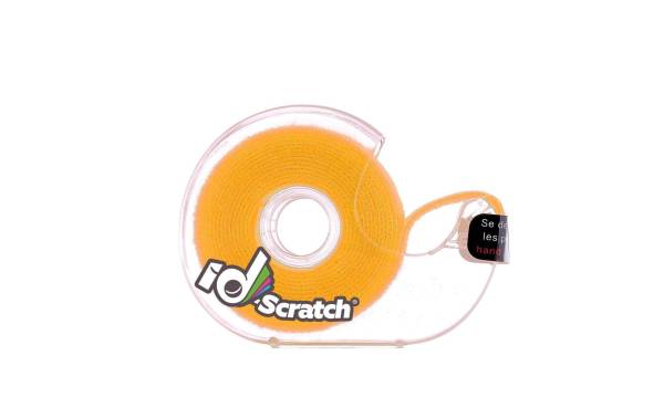 Patchsee Klettband-Box ID-SCRATCH Dispender Box Gelb