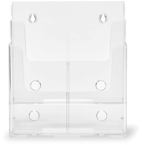 DEFLECTO Prospekthalter Classic A4 LHPA421 transparent 2 Fächer