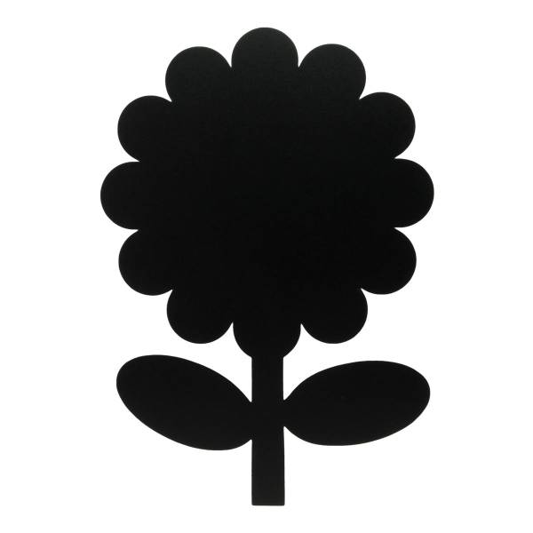 Kreidetafel FLOWER schwarz 42.6x27.7x0.3cm SECURIT FB-FLOWER