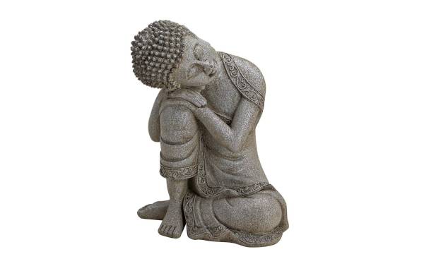 G. Wurm Dekofigur Buddha aus Polyresin, 20 cm