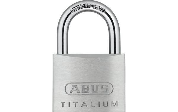 Schloss ABUS Titalium 64TI/50 Farbe silber