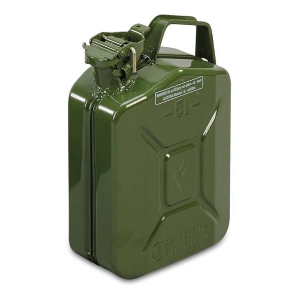 5 Liter Metall Kraftstoffkanister Benzinkanister grün