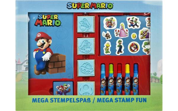 Undercover Motivstempel-Set Super Mario, Mehrfarbig