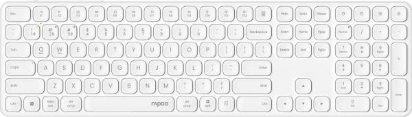 RAPOO E9810 ultraslim Keyboard 12645 Wireless, White