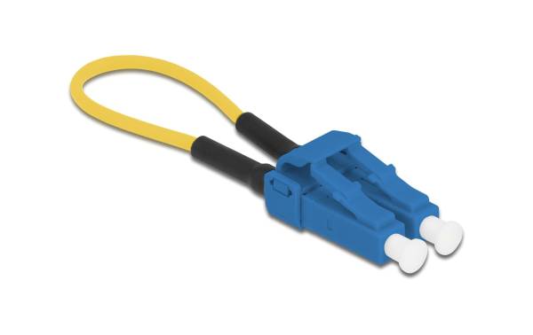 Delock LWL Loopback Adapter LC / UPC Singlemode, Blau