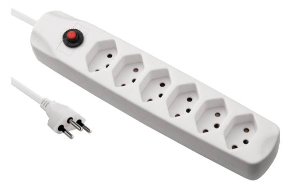 FURBER.power Steckdosenleiste mit Überlastschutz 6x T13