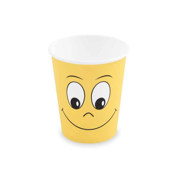 Pappbecher Smile 80mm 280ml M: 0,2L,8oz – 50 Stück