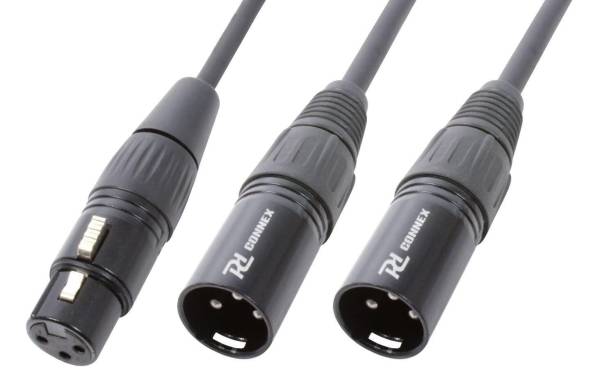 PD Connex XLR-Kabel XLRf – 2 XLRm