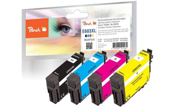Peach Tinte Epson 603XL (T03A6) 1x BK, C, M, Y