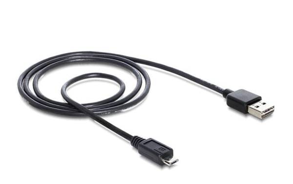 Delock USB 2.0-Kabel EASY-USB USB A – Micro-USB B 1 m