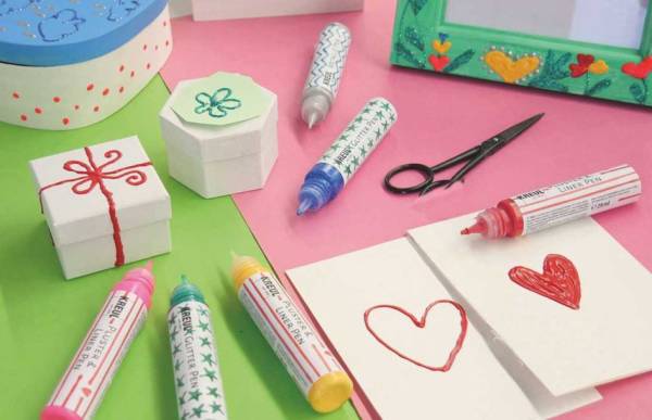 KREUL Kreativ-Set 'Happy Effects', 6-teilig