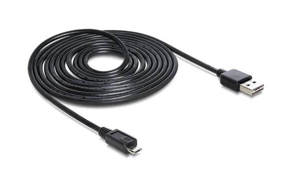 Delock USB 2.0-Kabel EASY-USB USB A – Micro-USB B 2 m