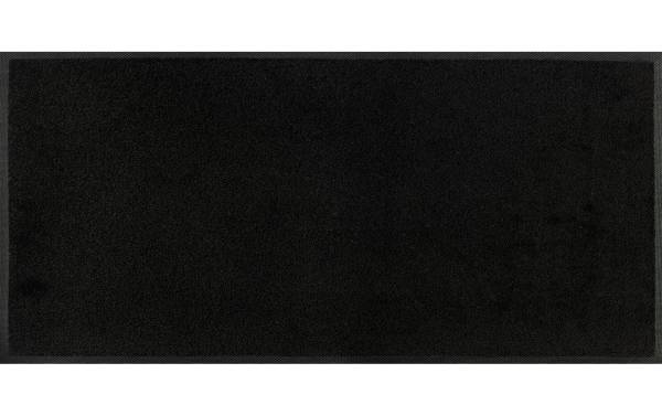 wash+dry Fussmatte Schuhgrösse, 35 x 75 cm Schwarz