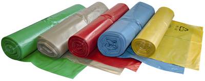 HYGOSTAR Müllsäcke, transparent, 120 Liter, aus LDPE